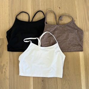 Three (3) aerie Sport Bras medium